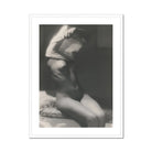 Before Going to Sleep - Michael Heumuller Art Print, Black White Artistic Nude Photograph Soft Ethereal Lighting