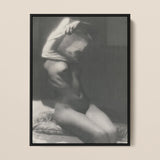 Before Going to Sleep - Stampa d'arte di Michael Heumuller / Tela, 12x16’’ / 31x41cm / Cornice nera, Poster, stampe e arte visiva, Toby Leon