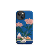 Bermuda in Oleander Time - Adolph Treidler Phone Case, Iphone 13 Mini / Matte, Mobile Cases, Toby Leon