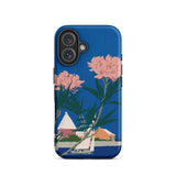 Bermuda in Oleander Time - Adolph Treidler Phone Case, Iphone 16 / Matte, Mobile Cases, Toby Leon