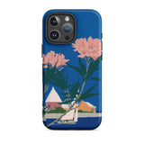 Bermuda in Oleander Time - Adolph Treidler Phone Case, Iphone 16 Pro Max / Matte, Mobile Cases, Toby Leon