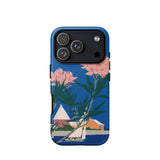 Bermuda in Oleander Time - Adolph Treidler Phone Case, Iphone 17 Pro / Matte, Mobile Cases, Toby Leon
