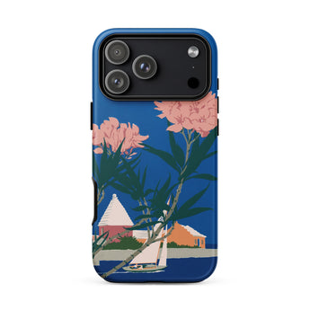 Bermuda in Oleander Time - Adolph Treidler Phone Case, Iphone 17 Pro Max / Matte, Mobile Cases, Toby Leon