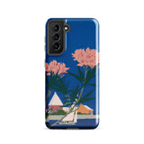 Bermuda in Oleander Time - Adolph Treidler Phone Case, Samsung Galaxy S21 / Matte, Mobile Cases, Toby Leon