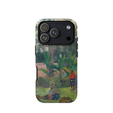The Big Tree - Paul Gauguin Phone Case Iphone 17 Pro / Matte Iphone 12 Pro Max Case Vintage Painting Design Gauguin’s Tahitian Dreamscape,