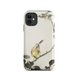Pájaro en Rama - Funda para Iphone Ohara Koson Shin-hanga, 11 / Mate, Fundas para Teléfonos Móviles, Toby Leon