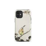 Pájaro en Rama - Funda para Iphone Ohara Koson Shin-hanga, 12 Mini / Mate, Fundas para Teléfonos Móviles, Toby Leon