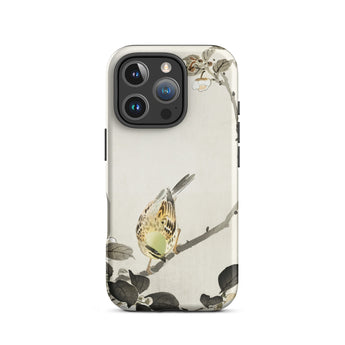 Pájaro en Rama - Funda para Iphone Ohara Koson Shin-hanga, 16 Pro / Mate, Fundas para Teléfonos Móviles, Toby Leon