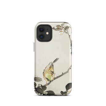 Bird on Branch - Ohara Koson Shin-hanga Phone Case Iphone 12 Mini / Matte Bird-themed Iphone Case Ohara Koson, Cradle Avian Innovation,