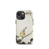 Bird on Branch - Ohara Koson Shin-hanga Phone Case Iphone 13 Mini / Matte Bird-themed Iphone Case Ohara Koson, Cradle Avian Innovation,