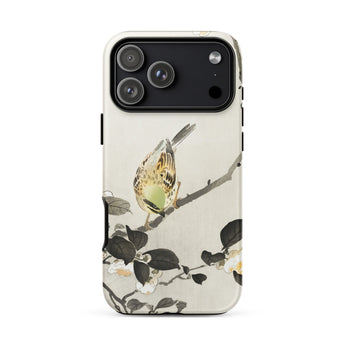 Bird on Branch - Ohara Koson Shin-hanga Phone Case Iphone 17 Pro Max / Matte Iphone 13 Pro Max Case Bird Floral Design Ohara Koson, Cradle