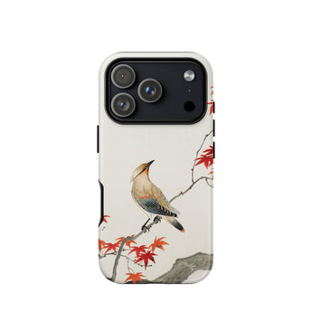 Bird on Maple - Funda para iPhone Ohara Koson Kachō-e, 17 Pro / Mate, Fundas para Móvil, Toby Leon