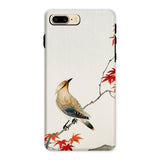 Bird on Maple - Funda para iPhone Ohara Koson Kachō-e, 8 Plus / Mate, Fundas para Móvil, Toby Leon