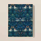 Birds - William Morris Arts and Crafts Art Print / Canvas, 12x16’’ / 31x41cm / Natural Frame, Posters Prints & Visual Artwork, Toby Leon