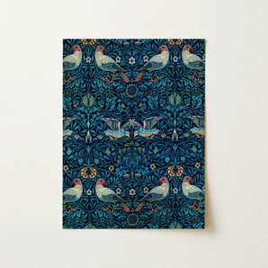Birds - William Morris Arts and Crafts Art Print / Canvas, William Morris’s Birds, Morris’s Birds Tapestry, Verdant Victorian Dreamscape