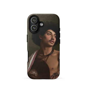 A Bischari Warrior - Jean-leon Gerome Phone Case Black Phone Case Detailed Classical Painting Man Dark Bischari Warrior Arrives, Gerome
