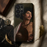 A Bischari Warrior - Jean-leon Gerome Phone Case Black Phone Case Detailed Reproduction Caravaggio’s Cardsharps Rich Bischari Warrior