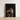 Framed Painting Light Wood Frame Two Muscular Men Gods Embrace, Bodies, one Pale, Black Bird