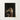 Darkly Painted Rectangular Art Print Two Muscular Men Gods Embrace, Bodies, one Pale, Black Bird