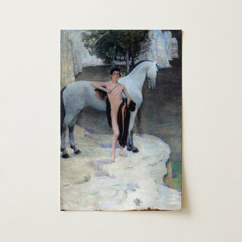 Black Lake - Jan Priesler Art Print / Canvas, 12x18’’ / 31x46cm / Unframed / no Border, Posters Prints & Visual Artwork, Toby Leon