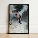 Black Lake - Jan Priesler Art Print / Canvas Black-framed Reproduction Painting Horseman édouard Manet, Prints