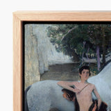 Black Lake - Jan Priesler Art Print / Canvas Framed Classical Painting Young Nude Male, Prints