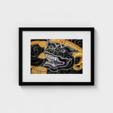 Black Monkey Magic - Traditional Thai Myth Art Print / Canvas Ferocious Simian Deity, Ramakien Epics Prints