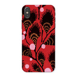 Black Peacock Flowers - E.a. Seguy Pochoir iPhone-Hülle, x / Matt, Handyhüllen, Toby Leon