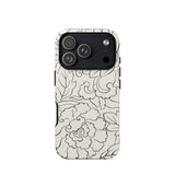 Black & White Florals - Taguchi Tomoki Phone Case, Iphone 17 Pro / Matte, Mobile Cases, Toby Leon