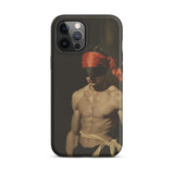Blackout - Vintage 19th Century Gay Fetishism Phone Case Iphone 12 Pro Max / Matte Phone Case Blindfolded Man Gay Fetishism