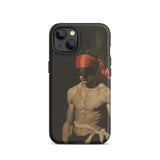 Blackout - Vintage 19th Century Gay Fetishism Phone Case Iphone 13 / Matte Iphone Case Shirtless Man Gay Fetishism