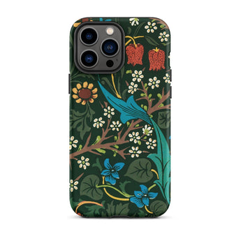 Blackthorn Hawthorn - William Morris Phone Case Iphone 13 Pro Max / Matte Floral Patterned Phone Case William Morris Florals, Hawthorn