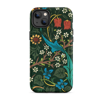 Blackthorn Hawthorn - William Morris Phone Case Iphone 14 Plus / Matte Floral Patterned Phone Case William Morris Florals, Hawthorn