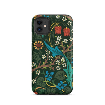 Blackthorn Hawthorn - William Morris Phone Case Iphone 11 / Matte Floral Patterned Phone Case William Morris Florals, Hawthorn Unfurls,