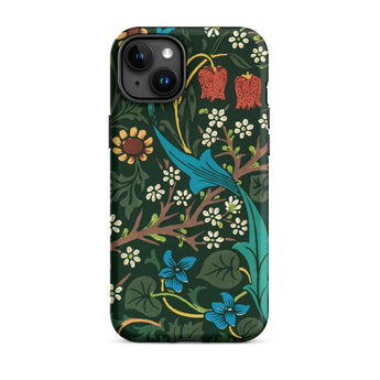 Blackthorn Hawthorn - William Morris Phone Case Iphone 15 Plus / Matte Floral Patterned Phone Case William Morris Florals, Hawthorn