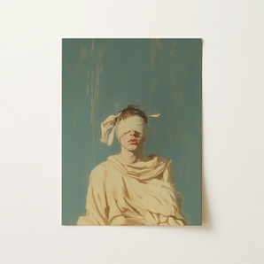 Blind Faith - Neoclassical Gay Saint Art Print / Canvas, 12x16’’ / 31x41cm / Unframed / no Border, Posters Prints & Visual Artwork, Toby