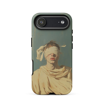 Blind Faith - Custodia per iPhone con santo gay neoclassico, 17 Air / Opaca, Custodie per telefoni, Toby Leon