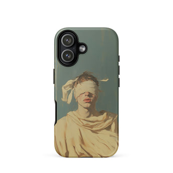 Blind Faith - Custodia per iPhone con santo gay neoclassico, 17 / Opaca, Custodie per telefoni, Toby Leon