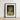 Blind Justice - Queer Neo-baroque Art Print / Canvas Black-framed Portrait Person Ornate Cream-colored Satin