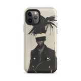 Blindside - Black Trans Leather Fashion Iphone Case, 11 Pro / Matte, Iphone Case Artistic Figure