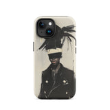 Blindside - Black Trans Leather Fashion Iphone Case, 15 / Matte, Phone Case Artistic Figure