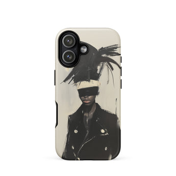 Blindside - Custodia fashion per iPhone in pelle trans nera, 17 / Opaca, Custodie per telefoni cellulari, Toby Leon