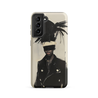 Blindside - Black Trans Leather Fashion Phone Case, Samsung Galaxy S21 / Matte, Mobile Cases, Toby Leon
