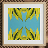 In Bloom - Tirage d’art photographique moderne de succulente / Toile, 12x12’’ / 31x31cm / Cadre naturel / Passe-partout, Posters, estampes & œuvres d’art visuel,
