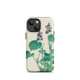 Blooming Hosta - Ohara Koson Blumen Kunst Iphone Hülle, 13 Mini / Matt, Handyhüllen, Toby Leon