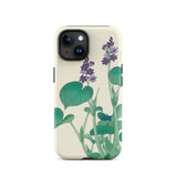 Blooming Hosta - Ohara Koson Blumen Kunst Iphone Hülle, 15 / Matt, Handyhüllen, Toby Leon