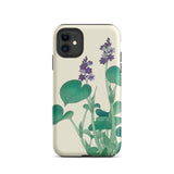 Blooming Hosta - Ohara Koson Floral Art Phone Case Iphone 11 / Matte Floral-patterned Phone Case Ohara Koson, Koson’s Blooming Hosta,