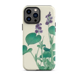 Blooming Hosta - Ohara Koson Floral Art Phone Case Iphone 13 Pro Max / Matte Floral-patterned Phone Case Ohara Koson, Koson’s Blooming