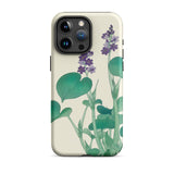 Blooming Hosta - Ohara Koson Floral Art Phone Case Iphone 15 Pro Max / Matte Floral-patterned Phone Case Ohara Koson, Koson’s Blooming