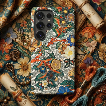 Blossomewhere - Antique Japanese Tapestry Phone Case, Mobile Cases, Toby Leon